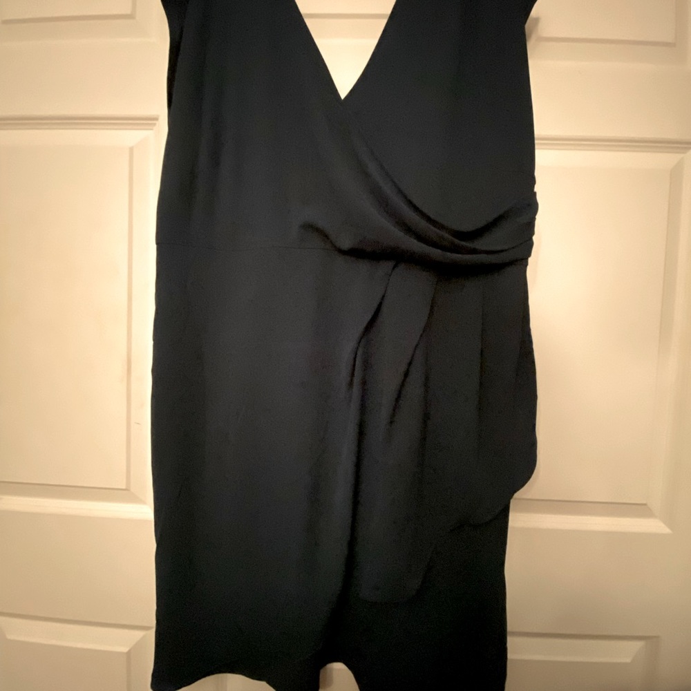 NWT Citi Chic  chiffon dress size XL(22). Deep Green (hunter)